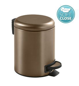 POTTY kosz na śmieci 3l, Soft Close, miedź mat