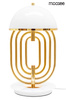 MOOSEE lampa stołowa BOTTEGA złota / biała