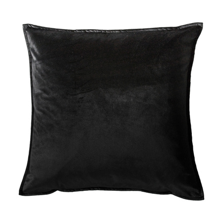 Poduszka Meto Velvet Oxford Cushion Black 580 x 580 mm