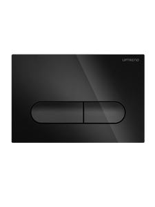 Przycisk toaletowy prostokątny czarny połysk YOSEMITE SHINY BLACK UP004-B18