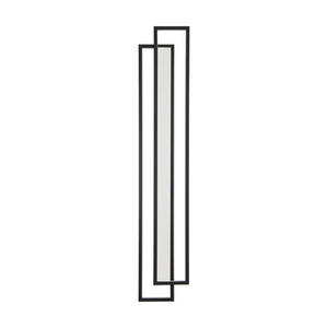 Lampa ścienna SYMMETRY-160 LED czarna 160 cm