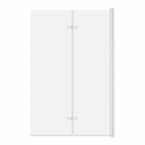 Parawan nawannowy 2-panelowy składany JEZIORAK 100 cm Biały