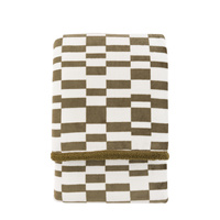 Lohko Sherpa Throw Olive  1520x1770mm