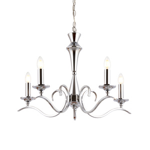 Kora 5 Pendant Light Chrome