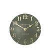 Arabic Wall Clock Lichen Green 12in