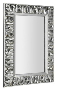ZEEGRAS Lustro w ramie, 70x100cm, srebro