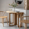 Craft Folding Dining Table Natural 1000x1000x750mm