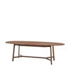 Madrid Ext Dning Tble Walnut  2000/2500x1000x760mm