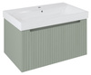 NELIO STRIP szafka umywalkowa 76,5x44x49cm, verde