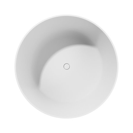 ESTATIS wanna wolnostojąca, kompozyt, ø110x51cm, biały mat