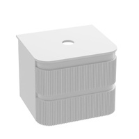 Szafka wisząca dwuszufladowa z blatem Vermont White 600