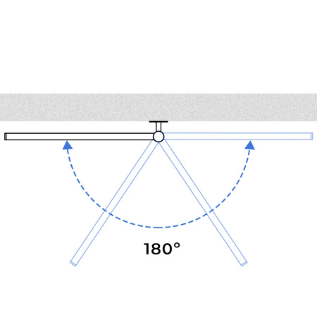 Elektryczny Grzejnik Łazienkowy CZARNY ARABESQUE Sensor 480х1000