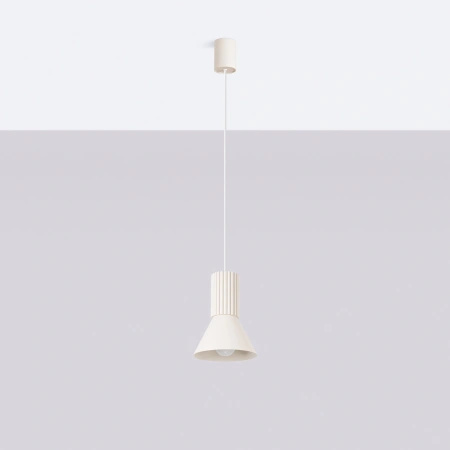 Lampa wisząca ESTRIA 1 beżowa