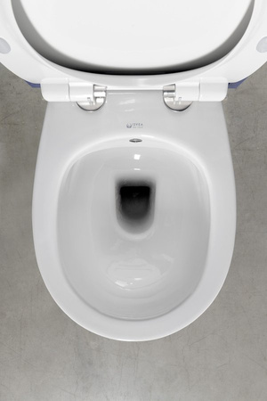 SENTIMENTI CLEANWASH WC wiszące, z dyszą bidetową i zaworem, Rimless, 36x51cm, biały