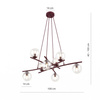 ESSA 8 BURGUNDY TRANSPARENT