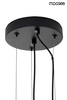 MOOSEE lampa wisząca SESTO czarna