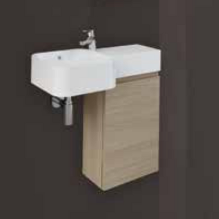 Zestaw PETIT Umywalka kwadrat P z otworem, szafka JOY SOK