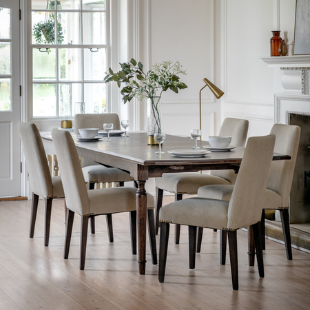 Krzesło Highgrove Dove Velvet (2 szt.)