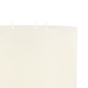 Pillar Candle Rustic White 150x150x150mm