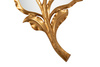 KARE lustro ścienne LEAF złote