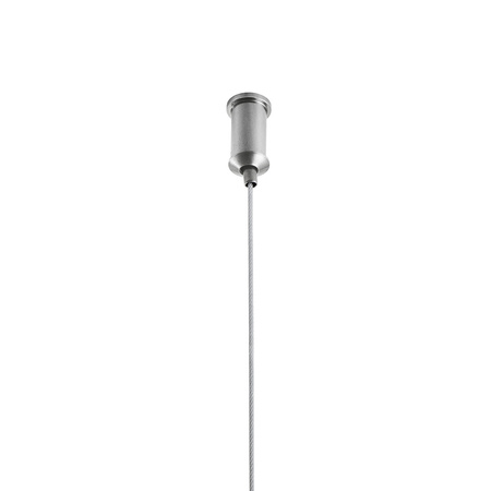 Lampa wisząca CIRCLE 60 cm - LED, ring nikiel szczotkowany