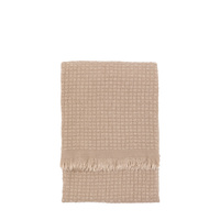 Soft Touch Waffle Throw Natural 1300x1700mm