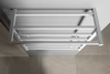 ELZOR elektryczna suszarka na ręczniki 500x470 mm, 60 W, biały mat
