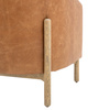 Tindon Armchair Vintage Brown Leather 710x750x790m