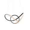 Francisca 1 Pendant Light Textured Black