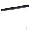 Lampa wisząca ANABELLA  120 cm -LED, czarna nowoczesna do salonu, jadalni i biura