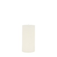 Pillar Candle Rustic White (2pk) 90x90x180mm