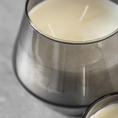 Glass Filled Candle Smoke Black Tea & Bergamot 2pk