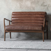 Sofa dwuosobowa Datsun Vintage Brown Leather