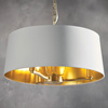 Harvey 1 Pendant Light Brushed Gold