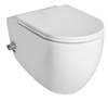 INFINITY CLEANWASH WC wiszące, z dyszą bidetową i zintegrowaną baterią, Rimless, 36,5x53 cm, biały