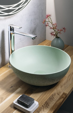 PAX bateria umywalkowa wysoka z przedłużoną wylewką, chrom