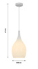 6031-0106 Lampa wisząca Blanco