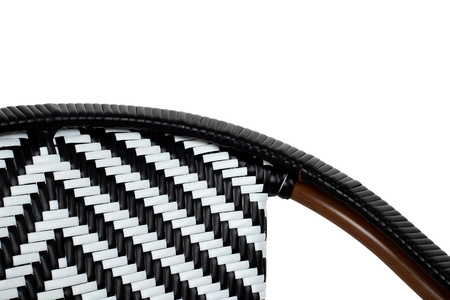 Krzesło ogrodowe CAFE AZURE biały /       czarny