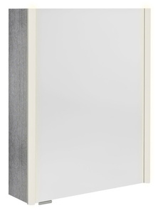 ALIX szafka z lustrem, oświetlenie LED 56x70x17,5cm, lewa/prawa, dąb srebrny