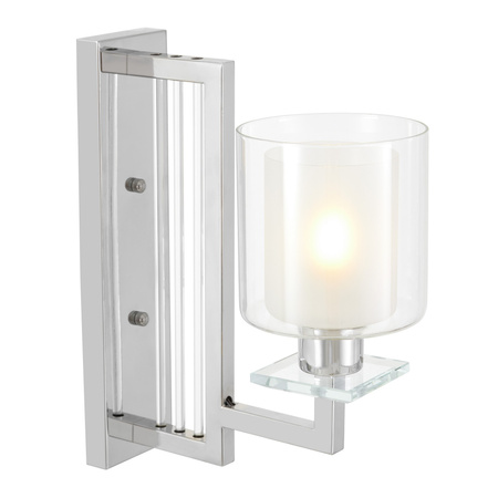 LAMPA ŚCIENNA KINKIET CHROMOWANY MANHATTAN W1