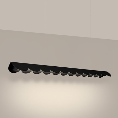 Lampa wisząca BISCUIT czarna LED 3000K
