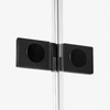 KABINA REFLEXA BLACK PROSTOKĄTNA PRZYŚCIENNA L 100x70x200 CZYSTE 6mm ACTIVE SHIELD