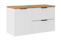 Zestaw meblowy 100cm z blatem i szafką z koszem na pranie