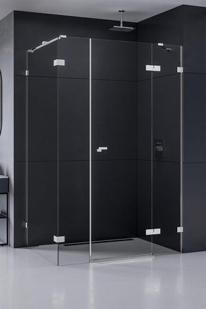 KABINA EVENTA PLUS PROSTOKĄTNA L 130x90x200 CZYSTE 8mm ACTIVE SHIELD