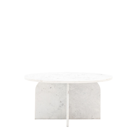 Amalfi Coffee Table White 800x800x400mm