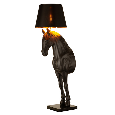 Lampa podłogowa KOŃ /HORSE S czarna