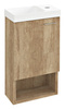 LATUS XI szafka pod umywalkę 30x53x16,5cm, dąb Alabama