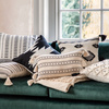 Vihar Natural Cushion Cover 450x450mm