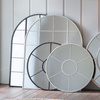 Lustro łukowe Hampstead, białe, 760 x 950 mm