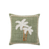 Nohea Emb Palm Tree Cush Sage 450x450mm